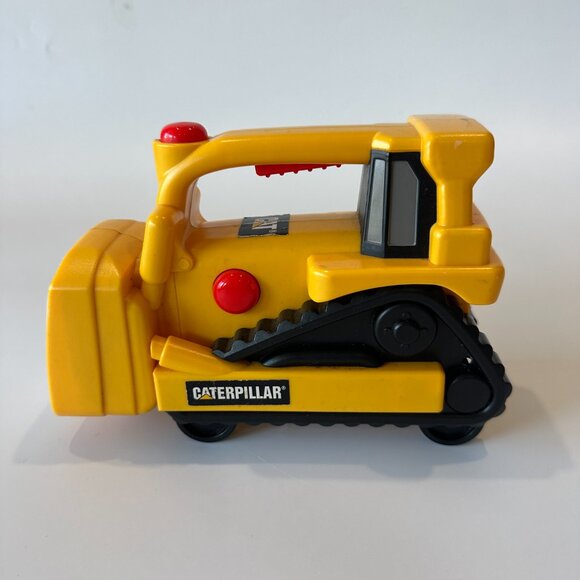 CAT Caterpillar Yellow Black Kids Construction Dump Truck Flashlight Nightlight - Picture 2 of 6